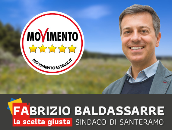 Campagna di comunicazione politica a Santeramo in Colle (Bari) per Fabrizio Baldassarre