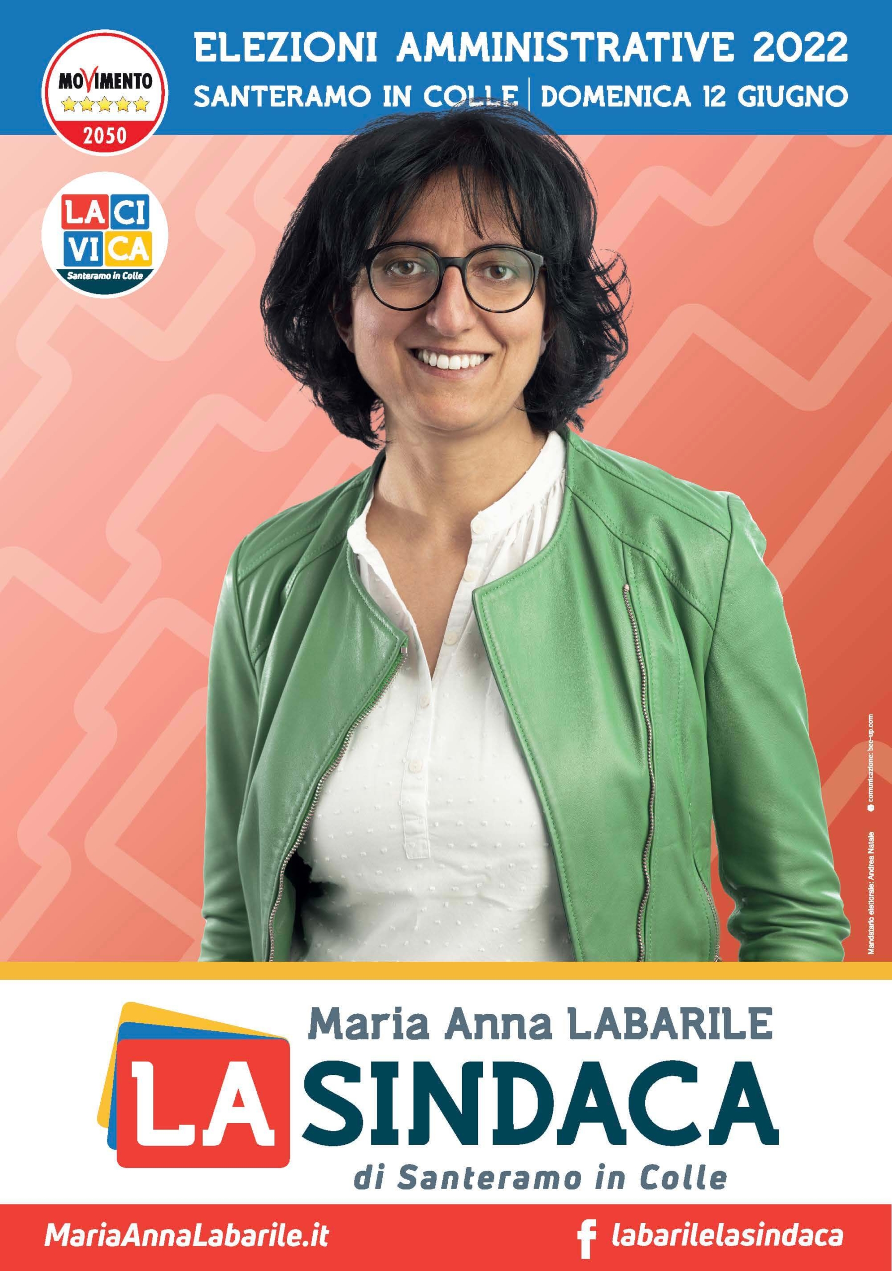 Marianna LABARILE LA Sindaca - Manifesto ROSSO